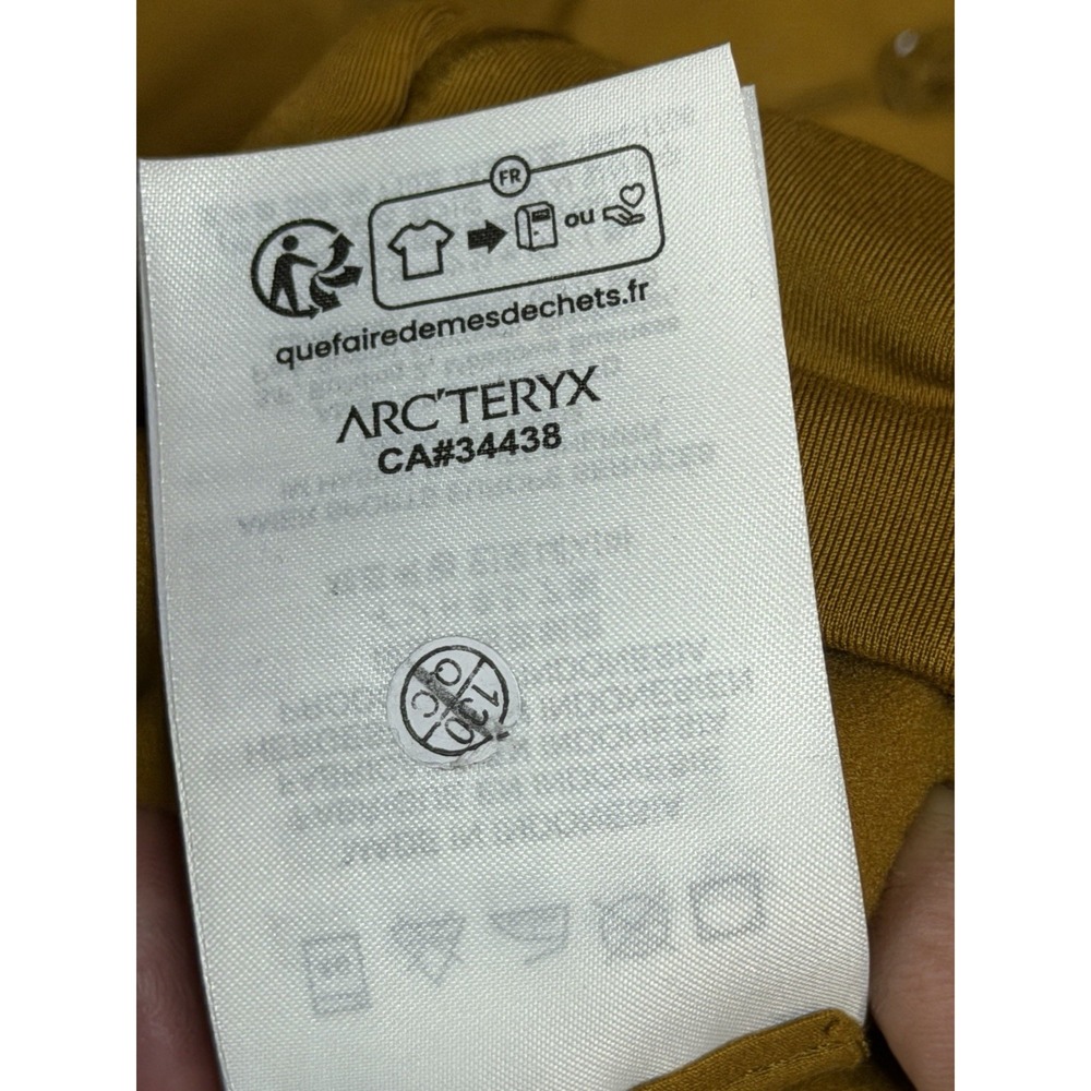 Arc'teryx Dallen Fleece Hoodie Men's M Yellow Full Zip Jacket Preppy Gorpcore - Picture 5 of 12